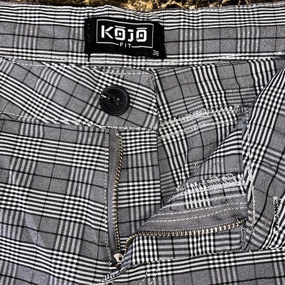 Kojo Fit Men's Plaid Shorts 36" - Picture 16 of 16